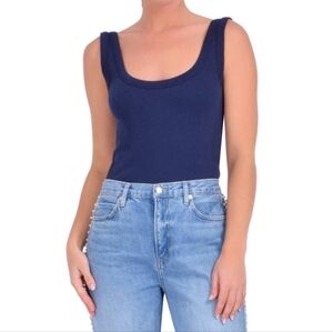 Navy Blue Women's Tank Top